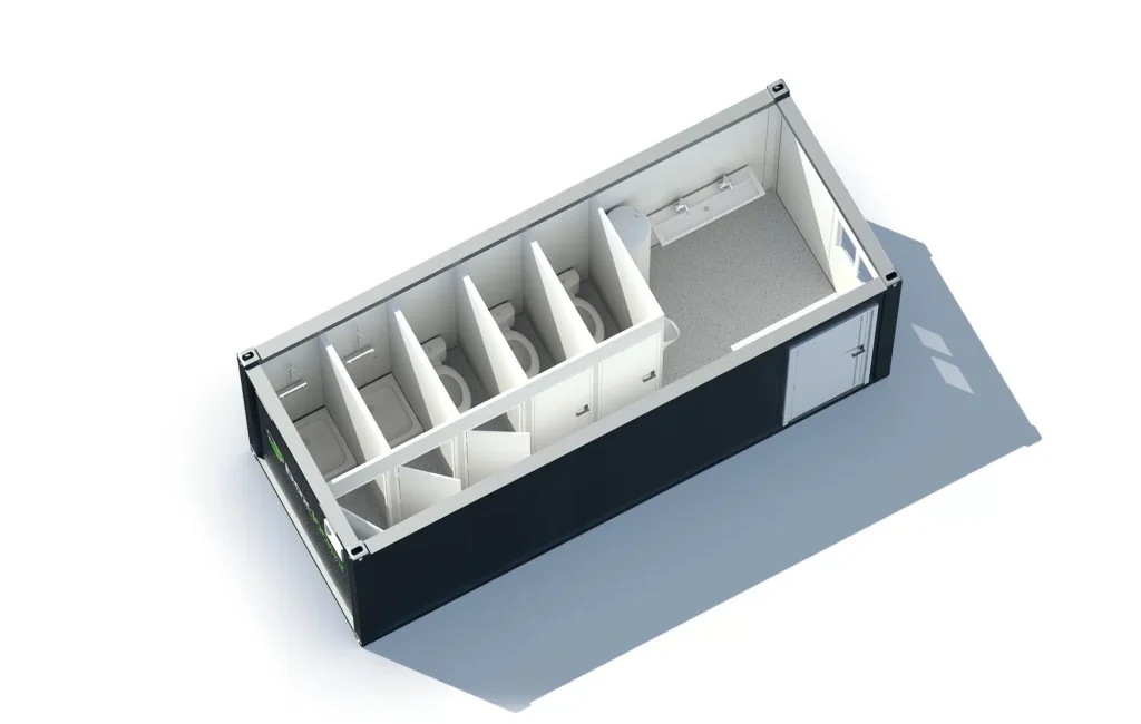 bungalow bloc sanitaire prefabrique